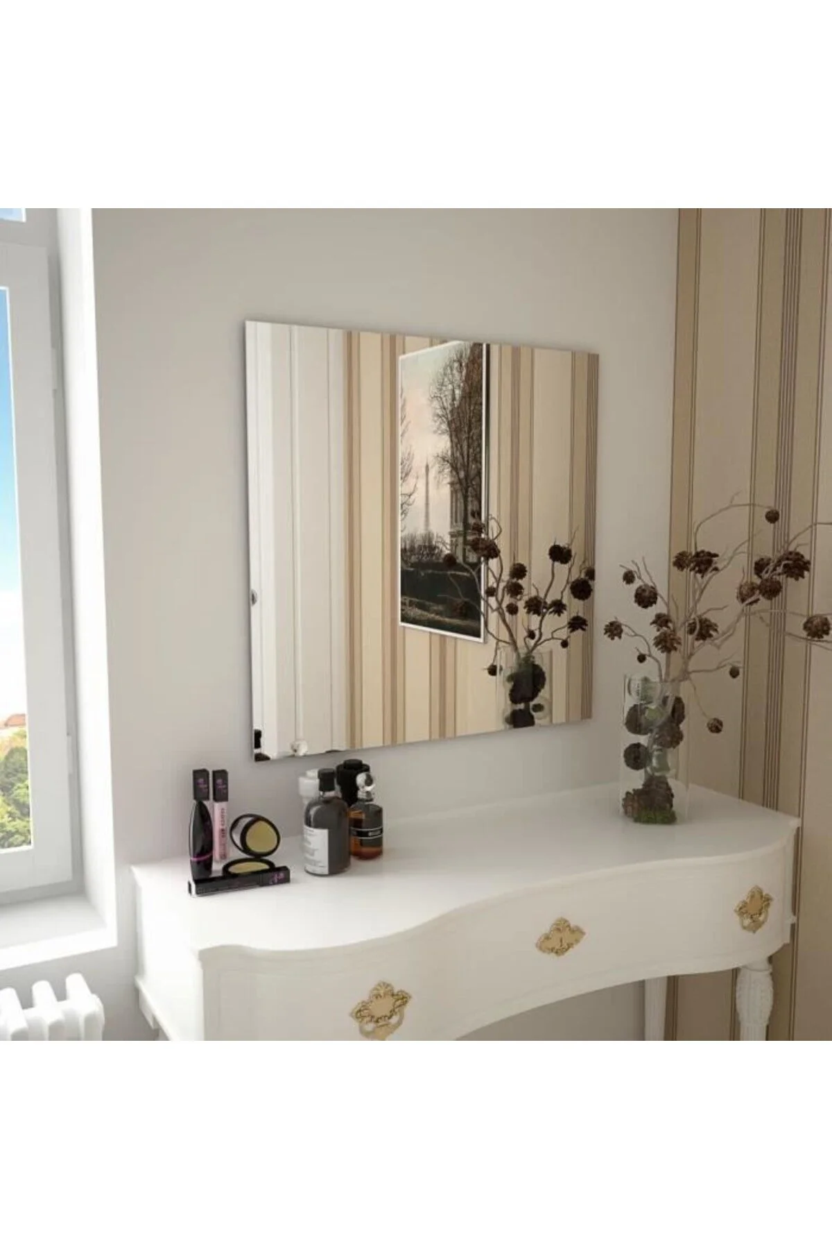 KARE AYNA ÇERÇEVESİZ